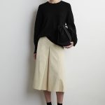 Cotton Skirt Beige