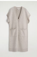 Merino Cardigan Beige - Image 4