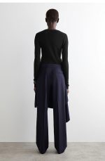 Wool Skirt Navy - Image 2