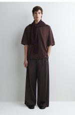 Cotton T-Shirt Burgundy - Image 2