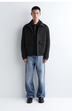Casual Wool Blend Knitwear Black - Image 2