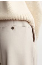 Wide-Leg Pants Beige - Image 3