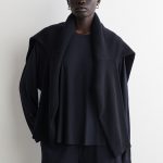 Knitted Long-Sleeve Top Navy