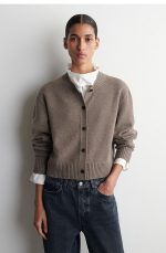 Merino Crew-Neck Cardigan