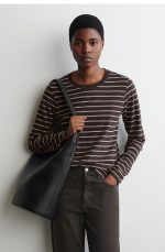 Knitted Round-Neck T-Shirt