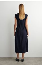 Wool Skirt Navy - Image 2