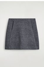 Wool Skirt Gray - Image 4