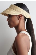 Outdoor Straw Sun Hat Beige - Image 3
