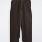 Wide-Leg Jeans Brown