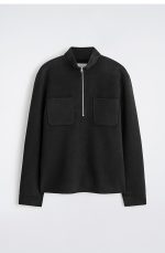 Casual Wool Blend Knitwear Black - Image 4