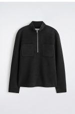 Casual Wool Blend Knitwear Black - Image 4