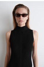 Turtleneck Regular Dress - Image 2