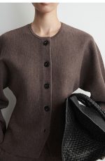 Wool Cardigan Brown - Image 3