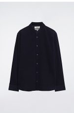 Corduroy Shirt Navy - Image 4