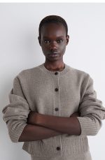 Merino Cardigan Gray - Image 3