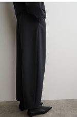 Wide-Leg Pants Black - Image 3