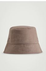 Linen Drawstring Fisherman Hat Flaxen - Image 4