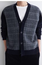 Wool V-Neck Cardigan - Image 3