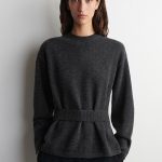 Standard Fit Belt Detail Wool Knitwear Arrival