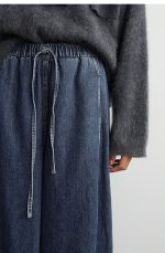 Drawstring Jeans Blue - Image 3