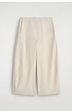 Cotton Barrel Pants Beige - Image 4