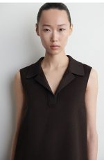 Wool Polo Brown - Image 3