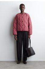Quilted Jacket Red - Image 2
