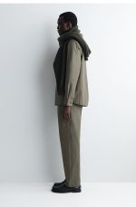 Cotton Trousers Khaki - Image 2