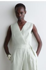 Linen Regular Jumpsuit - Image 2