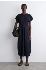Slim Dress Navy - Image 2