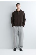 Drawstring Trousers Gray