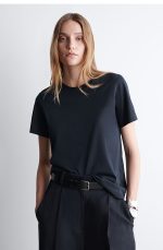 Round-Neck T-Shirt Navy - Image 2