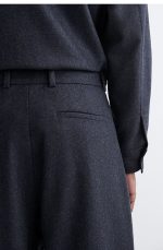 Wool Tapered Trousers - Image 3