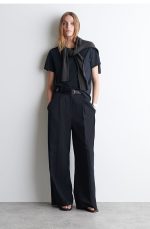 Round-Neck T-Shirt Navy - Image 3