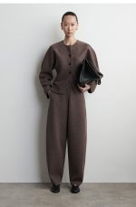 Wool Cardigan Brown - Image 2