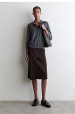 Standard Polo-collar Merino Wool Knitwear - Image 3