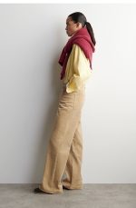 Corduroy Straight Pants Beige - Image 2