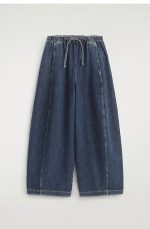 Drawstring Jeans Blue - Image 4