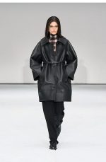 Leather Coat Brown - Image 2