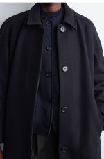 Round-Neck Jacket Navy - Image 3