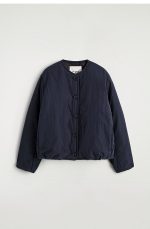 Round-Neck Jacket Navy - Image 4