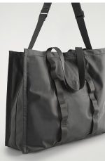 Nylon Large Capacity Tote Bag Gray - Image 3