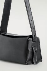 Leather Crossbody Bag Black - Image 4