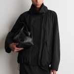 Mock-Neck Jacket Black