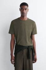 Cotton T-Shirt Khaki