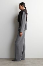 Wide-Leg Pants Gray - Image 2