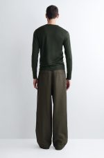 Wide-Leg Pants Brown - Image 3