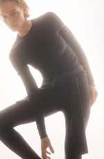 Wool Slim Leggings Gray - Image 2