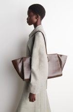 Hand-held Tote Bag Brown - Image 3