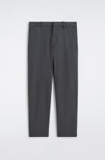 Cotton Straight Pants Gray - Image 4